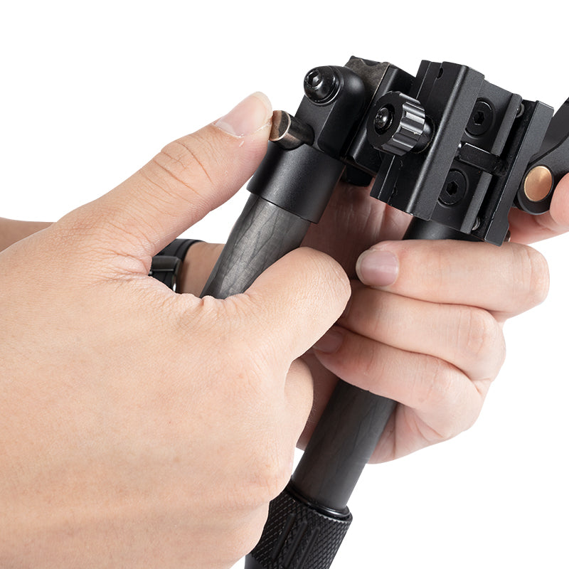 Scree Runner HO-BPC02 Carbon Fibre Bipod - Max H 240mm Min H 190mm Load Weight 15kg Total Weight 370g