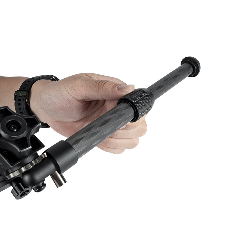 Scree Runner HO-BPC02 Carbon Fibre Bipod - Max H 240mm Min H 190mm Load Weight 15kg Total Weight 370g