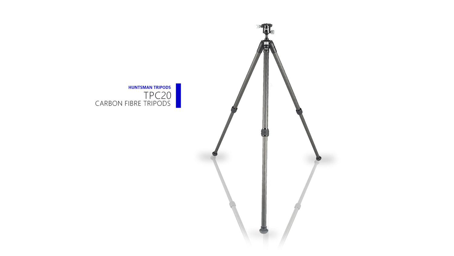 Scree Runner HO-TPC20 Carbon Fibre Tripod - Max H 760mm Min H 110mm Load Weight 5kg Weight 650g