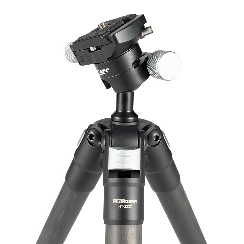 Scree Runner HO-TPC20 Carbon Fibre Tripod - Max H 760mm Min H 110mm Load Weight 5kg Weight 650g