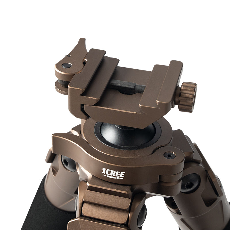 Scree Runner HO-TPC32 Carbon Fibre Tripod - Max H 1630mm Min H 162mm Load Weight 30kg Total Weight 1.66kg