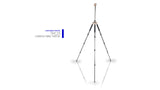 Scree Runner HO-TPC25 Carbon Fibre Tripod - Max H 1550mm Min H 215mm Load Weight 15kg Weight 1.29kg